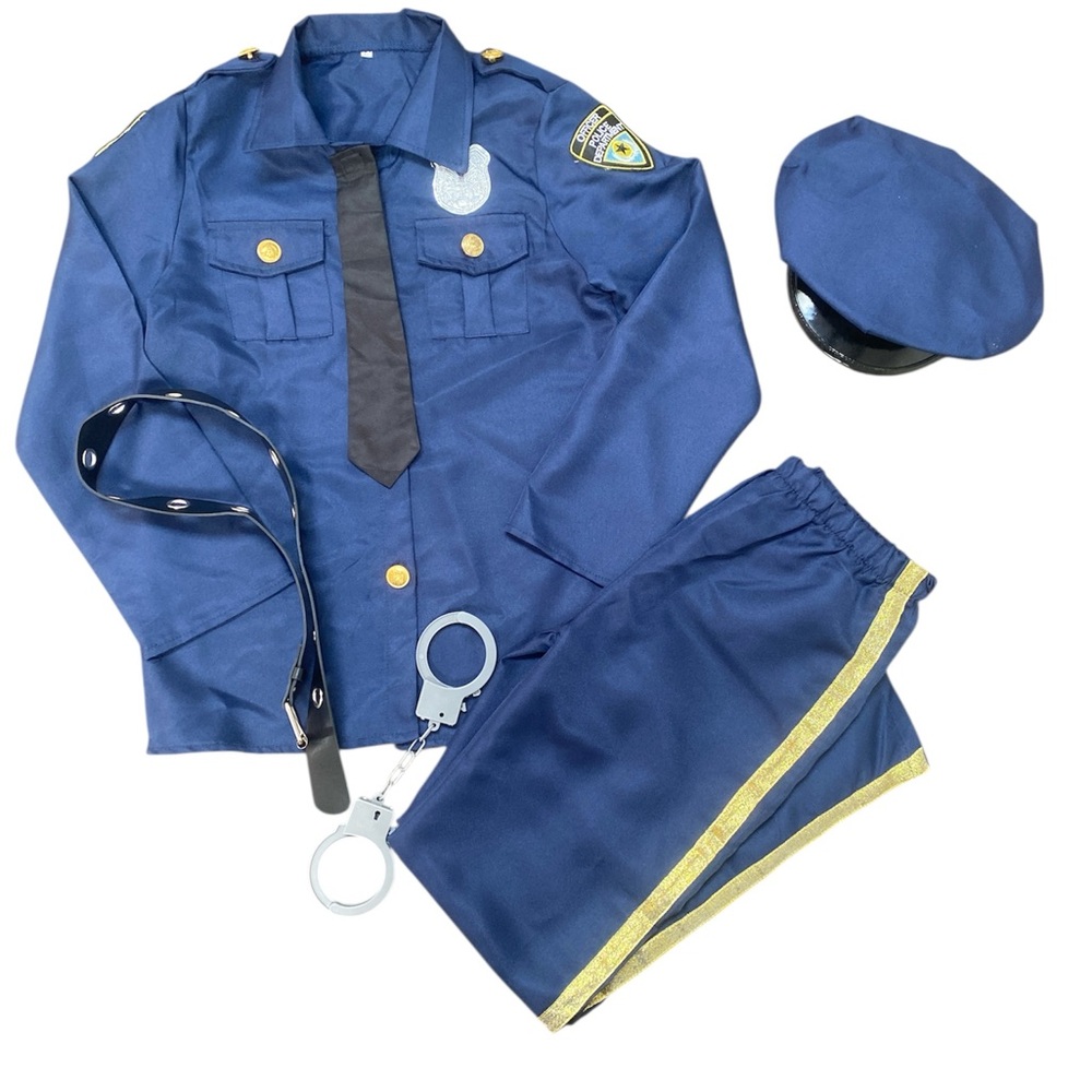 Kids Police Officer Costume - Blue